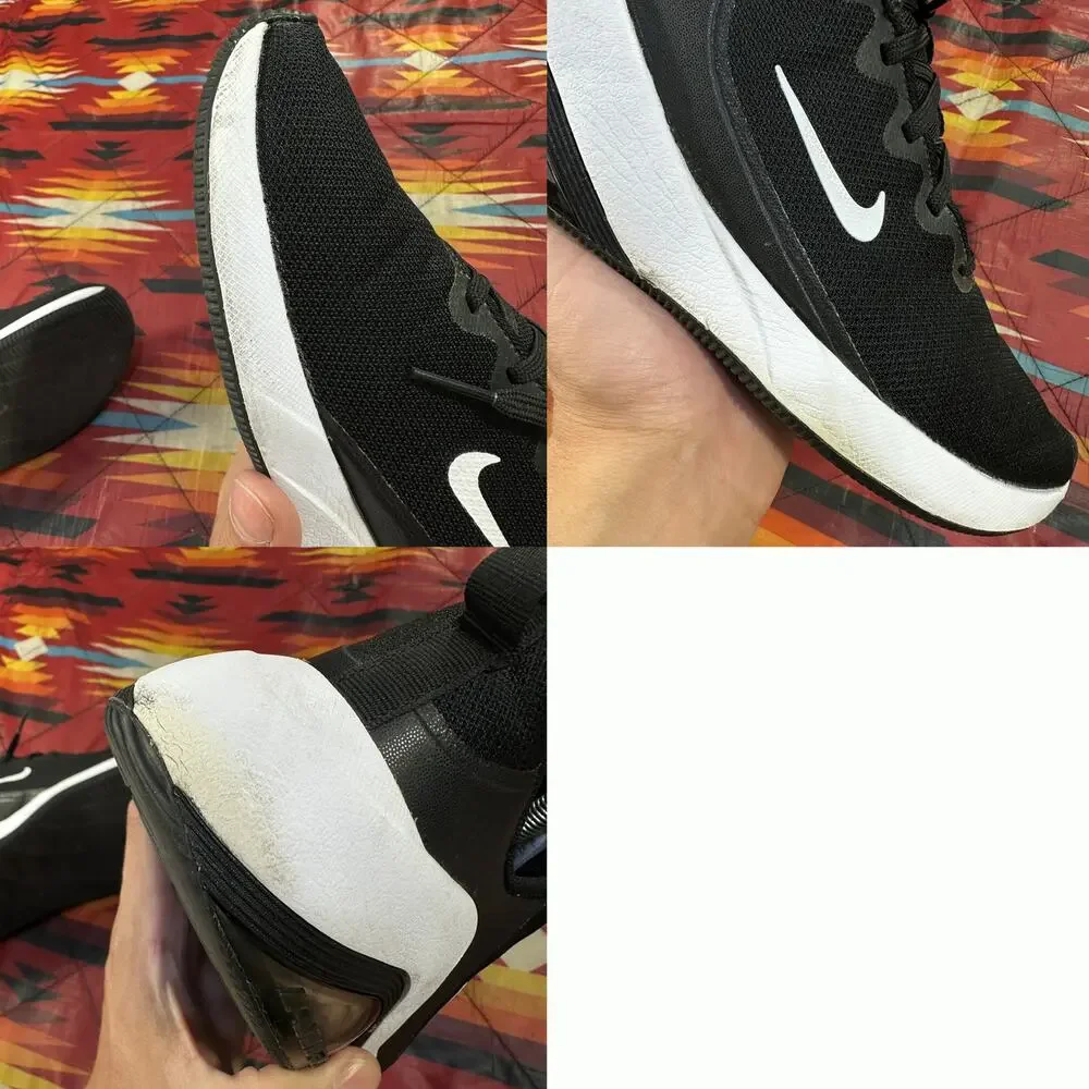 Nike Air Zoom Bella 7 Women Size 8.5 Black White Training Gym Shoes FZ1689-003